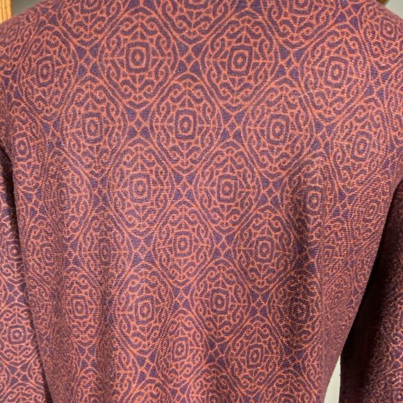 Mexicali Blues Dress Womens Size XL Geometric Print Bohemian Long Sleeve Hippie - Picture 5 of 8